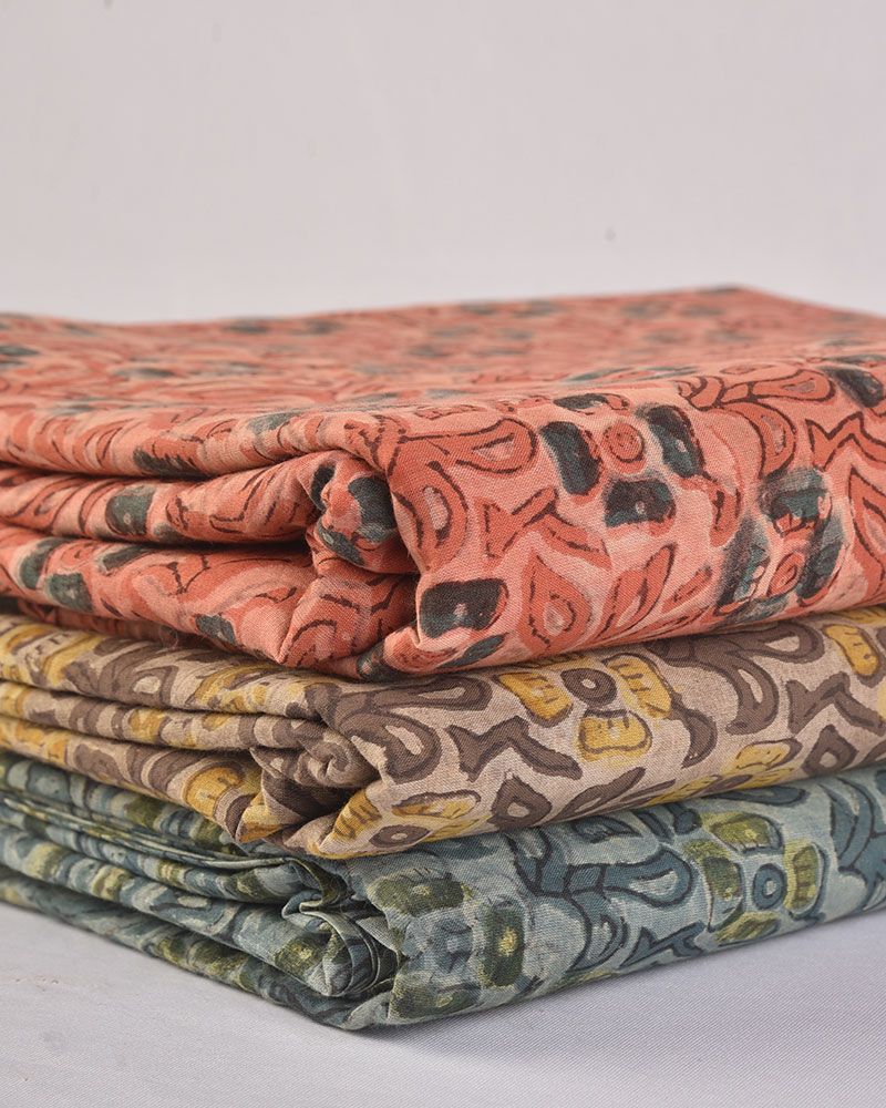 null- Jai Texart - Bagru - Jaipur- Sanganer. Hand Block printed Hand Block Printed Mulmul Fabrics