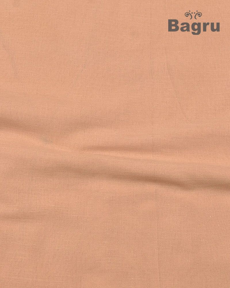 null- Jai Texart - Bagru - Jaipur- Sanganer. Hand Block printed Solid Dyed Mulmul Fabric