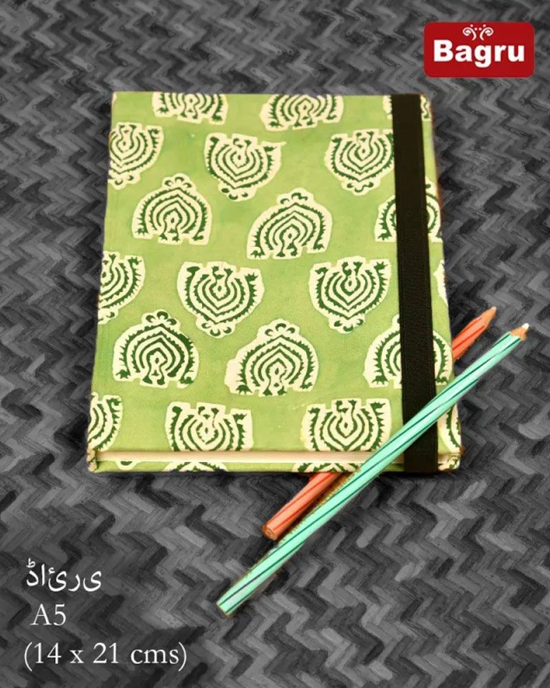 null- Jai Texart - Bagru - Jaipur- Sanganer. Hand Block printed Handmade Diary
