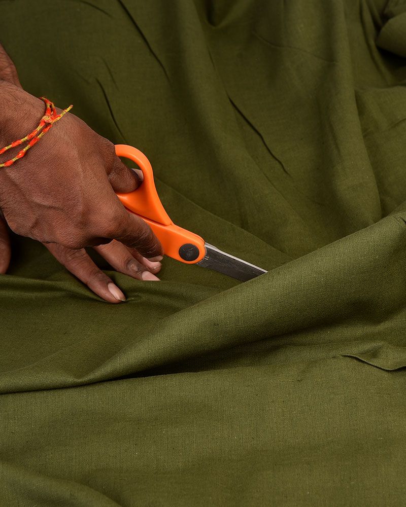null- Jai Texart - Bagru - Jaipur- Sanganer. Hand Block printed Solid Dyed Flex Fabric
