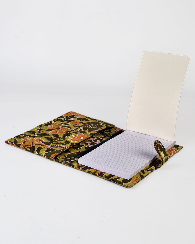 null- Jai Texart - Bagru - Jaipur- Sanganer. Hand Block printed Handcrafted Notepad