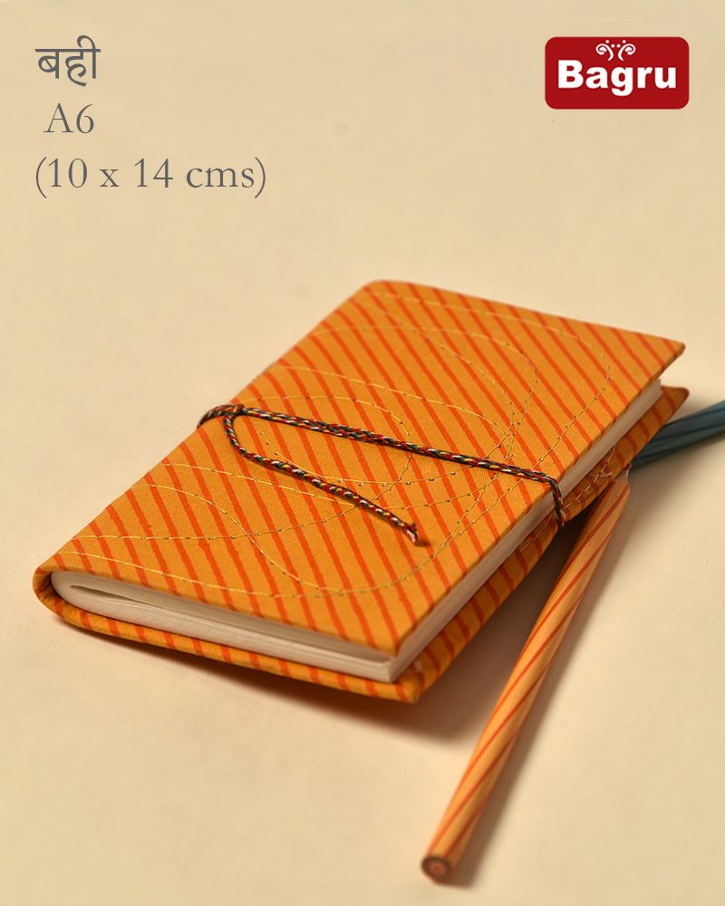 null- Jai Texart - Bagru - Jaipur- Sanganer. Hand Block printed Block Printed Notebook