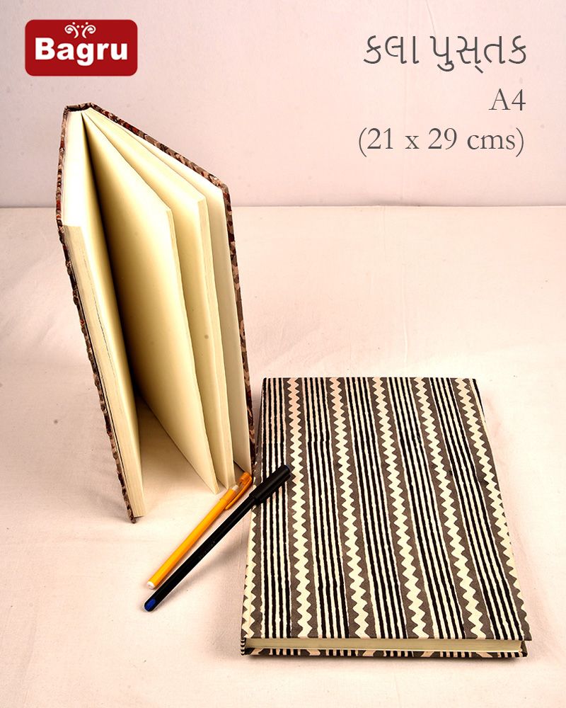 null- Jai Texart - Bagru - Jaipur- Sanganer. Hand Block printed Block Printed Notebook