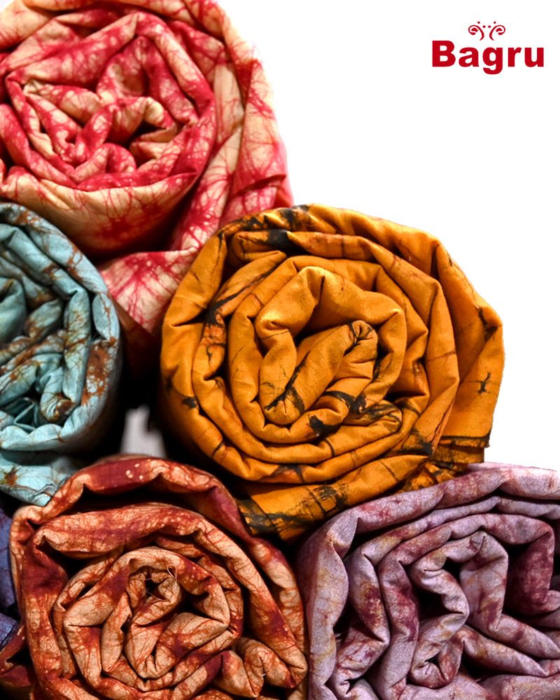 null- Jai Texart - Bagru - Jaipur- Sanganer. Hand Block printed Batik Fabrics