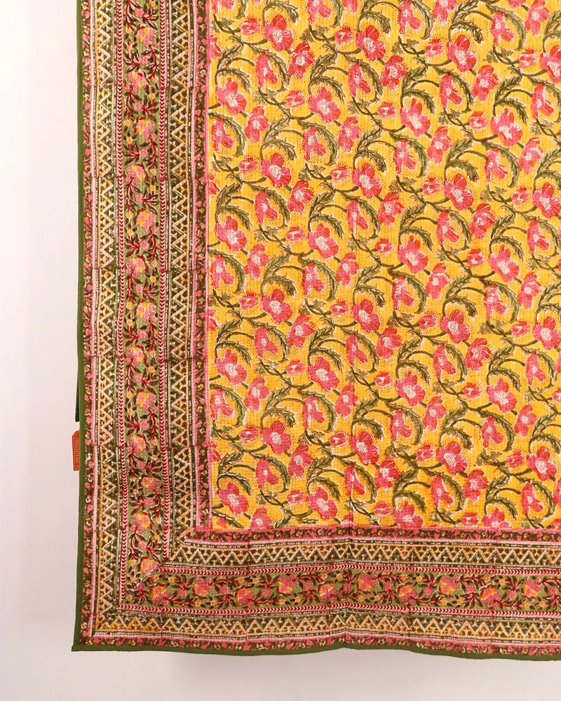 null- Jai Texart - Bagru - Jaipur- Sanganer. Hand Block printed Quilts Razai