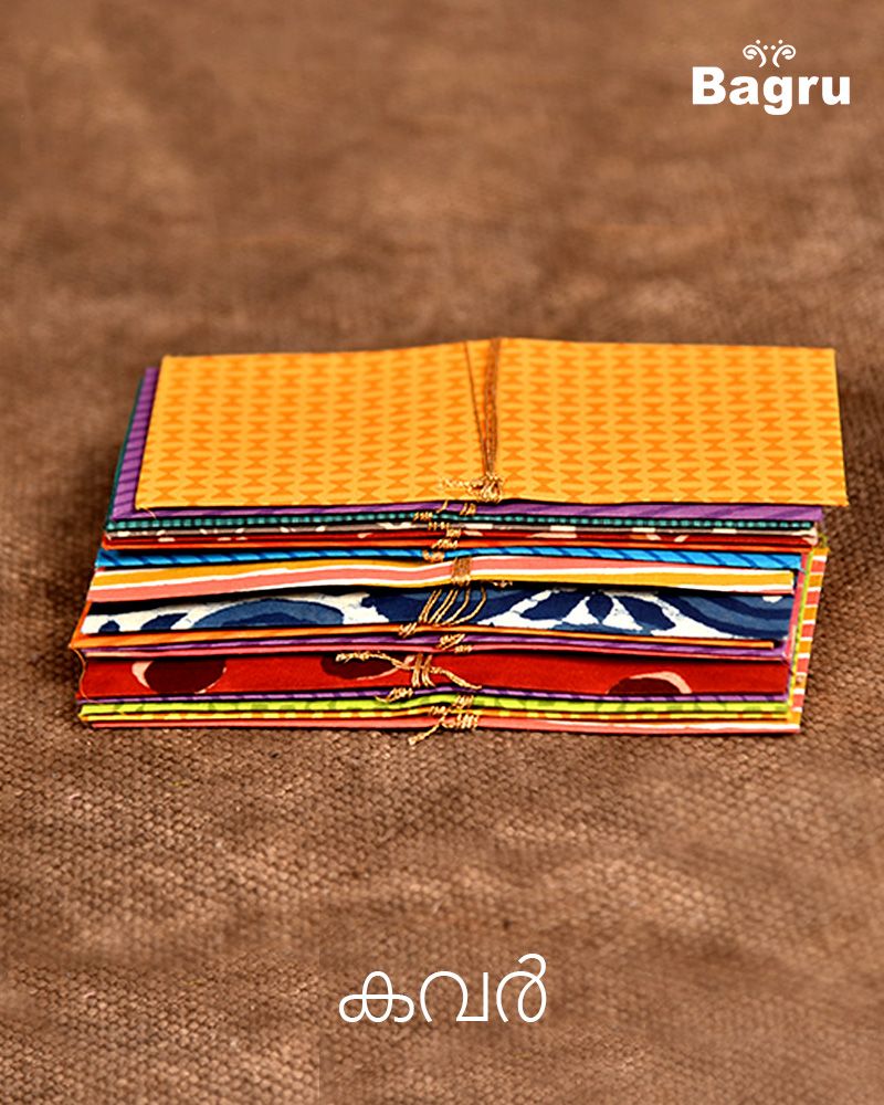 Exclusive Hand block printed envelopes by Wholesalers Manufacturers Exporter, Jai Texart for corporate festive gifting. Made with extremely fine quality of cloth with sensational designs.- Jai Texart - Bagru - Jaipur- Sanganer. Hand Block printed Envelope