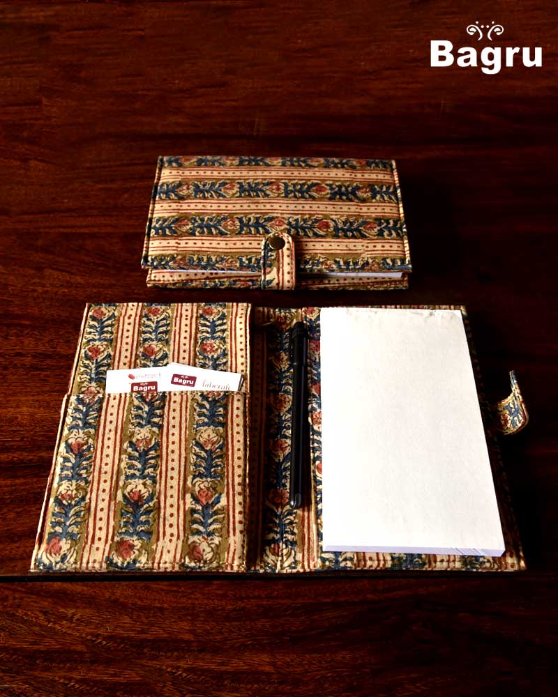 null- Jai Texart - Bagru - Jaipur- Sanganer. Hand Block printed Planner Notebook