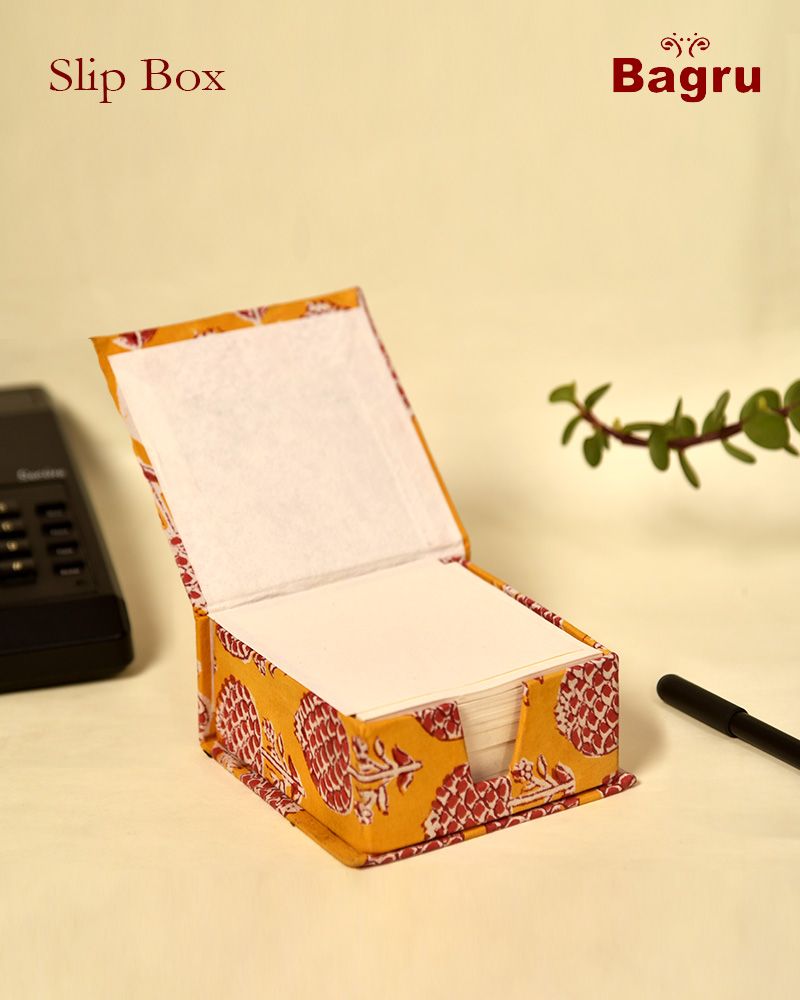 null- Jai Texart - Bagru - Jaipur- Sanganer. Hand Block printed Slip Box