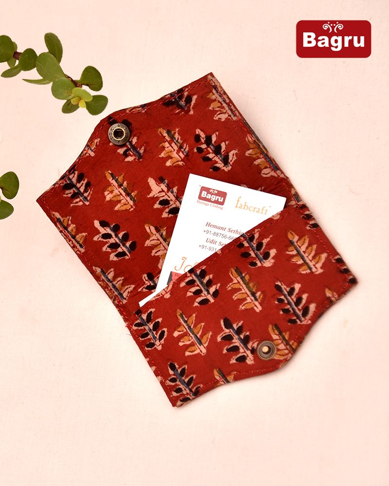 Wholesalers Manufacturers Exporter of Exclusive Hand block printed visiting card holder corporate festive gifting by Jai Texart - Jai Texart - Bagru - Jaipur- Sanganer. Hand Block printed Visiting Card Holder